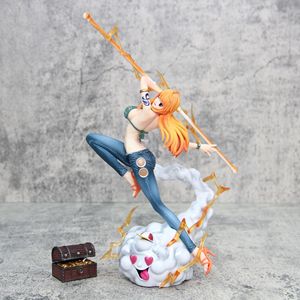 <span class=keywords><strong>Figura</strong></span> de Anime de Alta Calidad de 32 cm, <span class=keywords><strong>Figura</strong></span> de <span class=keywords><strong>Nami</strong></span> en Pantalones Cortos de Mezclilla, Modelo Coleccionable - Product Image 3