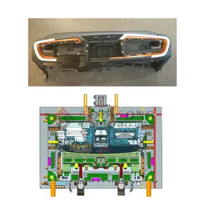 Personalizado Auto China inyectar plástico inyección tablero herramientas molde piezas consola molde