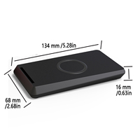 Handige draadloze oplaadstandaard QC4.0 snelladen OTP opvouwbaar ontwerp - universele elektrische adapter voor binnen en buiten gebruik
