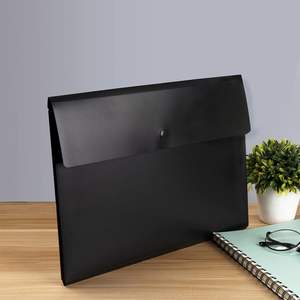 A4-Größe Wasserdichte Plastik-Dokumententaschen mit Druckknopf A4-Dokumentenmappe Plastikumschläge Poly-Umschläge - Product Image 4