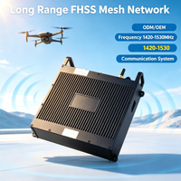 Wireless Communication Mesh Radio Base Station FHSS IP Network Vtol Drone with Remote Control for Advanced Security Solutions