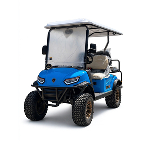 Carrito de Golf Eléctrico de Diseño Clásico Moderno de 48V con Asiento Trasero Plegable y Control Manual para Adultos - Product Image 3