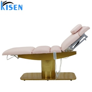 Kisen Beautiful pink Electric Spa Spa Beauty Treatment Chair <b>Bed</b> Massage Salon Waxing <b>Lash</b> <b>Bed</b> 3 Motors - Product Image 5