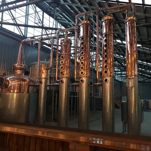 DYE vodka column reflux column stills Copper Distiller machine Micro Distilling Equipment whisky distillation equipment