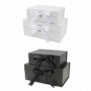 Matériaux recyclables, boîte pliante personnalisée avec lamination mate de 2 mm, logo, fermeture magnétique, emballage en carton de luxe, à personnaliser pour un cadeau - Product Image 1