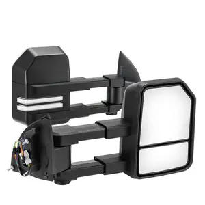 San Hima Black Car Pick-Up Elektrisch Uitschuifbare Sleepspiegels Geschikt Voor Ford Ranger Wildtrak Raptor 2012