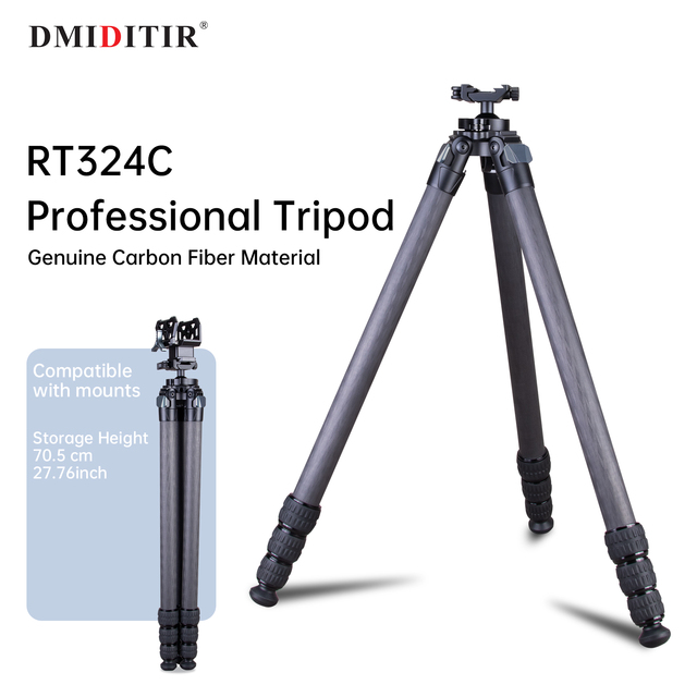 Black Lightweight Aluminum Professional Mini Tripod Stand Ball Head 3kg Load Capacity for DSLR Vlogging Phone Clip Remote