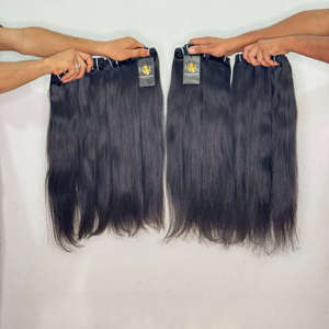Lots de Cheveux Naturels Non Traités – Vente en Gros – Cheveux Indiens Blonds Humains Bruts Vierge avec Cuticules Alignées – Cheveux de Temple - Product Image 1