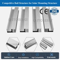Rails solaires en aluminium de 2400 mm et 4800 mm pour panneaux solaires de 550 à 650 Watts – Vente en gros