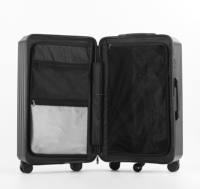 Ensemble de valises de voyage d'affaires de luxe en polyester avec serrure intelligente, 5 roues pivotantes, TSA, léger, classique, ABS PC