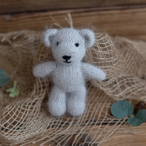 Amigurumi bé gái Đồ chơi hình ảnh Prop gấu Bunny đan <span class=keywords><strong>Mickey</strong></span> Crochet angora Chuột chụp ảnh trẻ sơ sinh Thú nhồi bông - Product Image 2