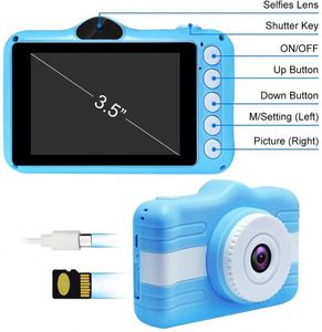 Jumon 1080p Toys Camera for Kid From 3-10 Year-old Security Digital <b>Cameras</b> Action Necklace <b>Film</b> Mini Children Camera - Product Image 6