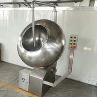 GUSU Machine d'enrobage multifonctionnelle de noix, d'amandes et de chocolat de 1000mm Machine d'enrobage de bonbons et de sucre d'arachide