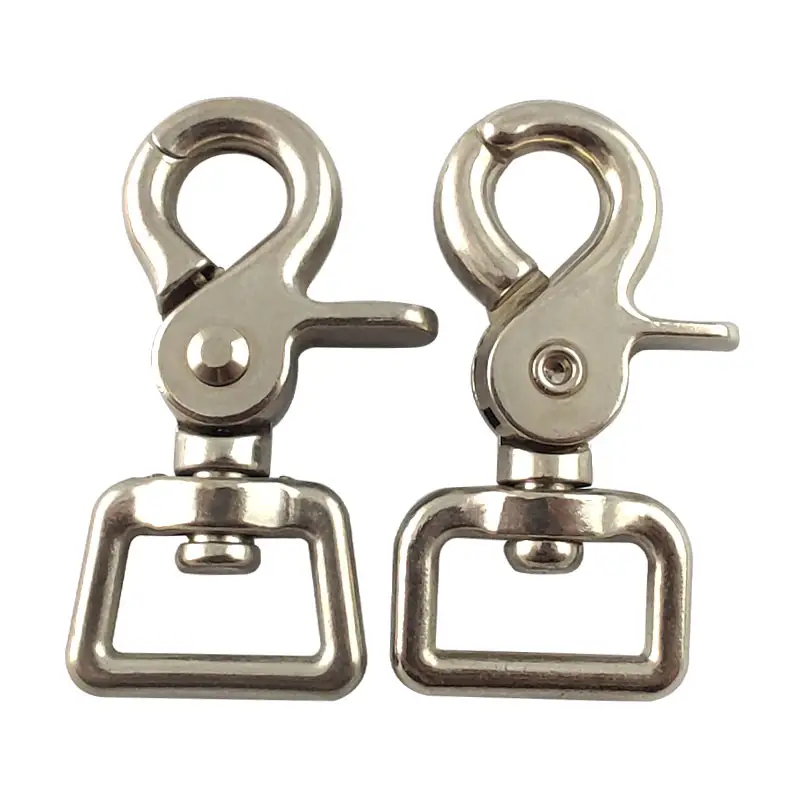 Wholesale swivel snap hook brass snap hook for bags dog collar