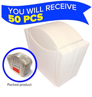 Boîte en carton personnalisée à emporter pour frites Emballage en papier de qualité supérieure pour des plats à emporter pratiques