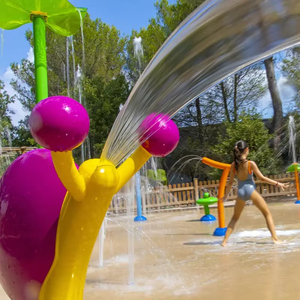 Aire de jeux aquatiques extérieure commerciale pour enfants, avec jets d'eau en forme d'escargot/grenouille, pour parcs aquatiques, centres de loisirs et parcs aquatiques. - Product Image 1