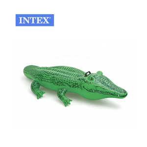 INTEX 58546 flotador Gator juguete <span class=keywords><strong>para</strong></span> niños con 2 asas resistentes Gator <span class=keywords><strong>piscina</strong></span> juguetes <span class=keywords><strong>inflable</strong></span> <span class=keywords><strong>cocodrilo</strong></span> verde paseo <span class=keywords><strong>para</strong></span> <span class=keywords><strong>piscina</strong></span> - Product Image 1