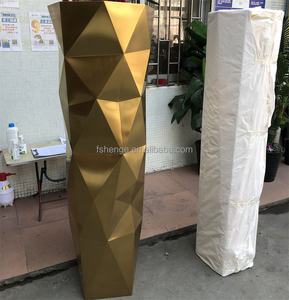 กระถางปลูกต้นไม้ขนาดใหญ่หรูหรา สำหรับใช้ภายในและภายนอกอาคาร ดีไซน์สร้างสรรค์ ทรงสูง วางพื้น เหมาะสำหรับตกแต่งสวน ขายดีสำหรับโรงแรม - Product Image 3