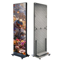 Afficheur LED portable P2.5 pour magasin, affichage publicitaire couleur pleine, écran LED pour affichage en intérieur
