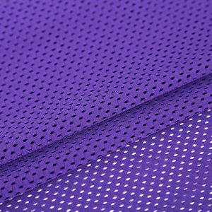 Vải lưới thun polyester-ammonia co giãn nhanh khô 180g, chống xù, dùng may áo thể thao, quần áo bóng đá, nhuộm màu, có lỗ thoát nước - Product Image 1