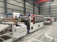 Extrusora de tablero de espuma plástica de PVC de 1220mm de espesor, línea de máquina de fabricación de paneles de muebles de pared decorativos para construcción