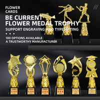 Pièces de trophée en plastique du fabricant chinois Ornements créatifs pour les souvenirs de récompenses sportives