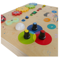 Tablero de Actividades con Temática Musical, de Madera, Montessori, para el Aprendizaje Temprano, Desarrollo Intelectual y Estimulación Sensorial para Niños Pequeños