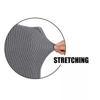 Housse de chaise de salle à manger de haute qualité et de haute qualité, en tricot élastique, housse de protection de meubles, housse de chaise de salle à manger/hôtel