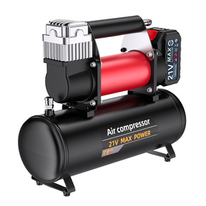 เครื่องอัดอากาศไฟฟ้าแบบพกพา 21V กำลังสูงสุด สำหรับใช้ในบ้าน งานไม้ และรถยนต์ - Product Image 1