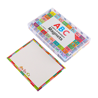 Huruf dan Angka Magnet ABC Grosir dengan Papan Magnet, Papan Gambar, Set Alat Peraga Pengajaran di Kelas