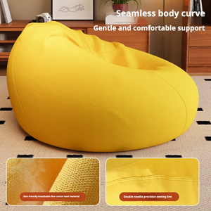 Sofá Puff Multicolor, Moderno, de Algodón y Lino, para Dormir o Descansar, Sofá Cama Individual para Sala de Estar, Tatami para Dormitorio con Respaldo - Product Image 3