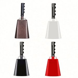 Custom LOGO Silk Screen Printing 10 Inch High Quality Rectangle Shape Sports Style Cheering <b>Bells</b> Noise Maker Iron Cow <b>Bell</b> - Product Image 4