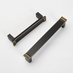 Kenop dan Gagang Lemari Warna Hitam Emas - Perlengkapan Furnitur Tugas Berat, Kenop Lemari yang Dapat Disesuaikan - Product Image 1