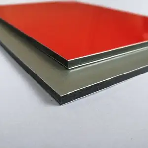 Painel composto de alumínio alucobond 1220X2440mm, folha acp personalizada de alto custo-benefício PE/PVDF/FEVE 2mm 3mm 4mm