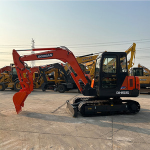 Miniexcavadora Usada DH55 de 5.5 Toneladas con Motor y Bomba Originales, Rodamientos, Giro Trasero Cero Compacto, Buen Estado, Bajo Consumo - Product Image 6