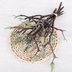High Quality 6 Forks Simulation Magnolias <b>Tree</b> <b>Branches</b> Bundle <b>Artificial</b> Magnolia Flower Bud Stem for Wedding Home Decoration - Product Image 4
