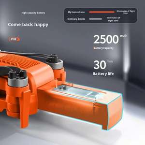 Dron Profesional de Larga Distancia F12 con GPS, 25 Minutos de Tiempo de Vuelo, Motor sin Escobillas 6K HD, Cámara Dual ESC, Wi-Fi FPV RC, Plástico - Product Image 5