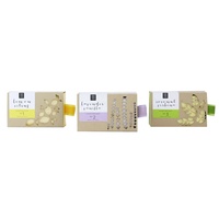 Empaquetado cosmético de lujo personalizado respetuoso con el medio ambiente, papel biodegradable, empaquetado orgánico de jabón hecho a mano