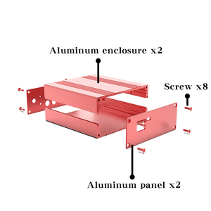 <span class=keywords><strong>Mini</strong></span> <span class=keywords><strong>PC</strong></span> nhôm trường hợp tùy chỉnh ép đùn nhôm tản nhiệt điện tử bao vây - Product Image 2