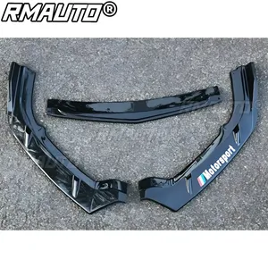 For Nissan Altima Teana 2019-2021 Body Kit Front Bumper Lip Glossy <b>Black</b> Red Line <b>Combat</b> Style Bumper Diffuser Car Accessories - Product Image 6
