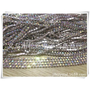 Cadena de garra de diamantes de imitación de fábrica SS12 Cadena de garra con diamantes de imitación recorte joyería de cristal y accesorio de ropa - Product Image 3