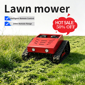 <span class=keywords><strong>Tondeuse</strong></span> à <span class=keywords><strong>gazon</strong></span> robotisée tout-terrain télécommandée approuvée CE EPA avec lame à neige pour usage en jardin et en ferme - Product Image 1