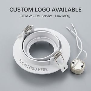 LED <strong>Ceiling</strong> <strong>Light</strong> Embedded Mr16 GU10 Spotlight <strong>Bracket</strong> With Adjustable Angle Lamp Cup <strong>Bracket</strong> - Product Image 1