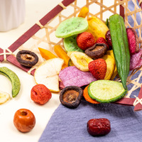 Gemengde fruit- en groentesnacks, knapperig gedroogd fruit & groenteproducten