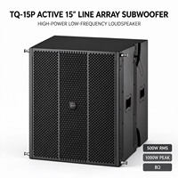 Subwoofer actif de 15 pouces, équipement musical professionnel, 18 pouces professionnel pour salles de réception et événements en direct