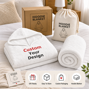 No moq 320gsm Sublimation Print Wearable <strong>Blanket</strong> Poncho Soft Fleece Flannel thick cozy Oversized Hoodie <strong>Blanket</strong> with Custom Logo - Product Image 2