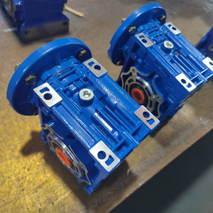 Reductor de velocidad NMRV090 con motor de CA, caja de engranajes de transmisión de alta calidad, suministro directo de fábrica OEM, caja de engranajes helicoidales pequeñas NMRV30 - Product Image 3