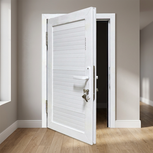 Puerta Abatible de PVC Hoffen Moderna, Insonorizada e Impermeable, 81x205, Aislamiento Térmico, para Exteriores, Hoteles, Hospitales, Residencias - Product Image 2