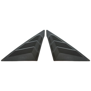 Cubiertas de Ventilación Laterales para Ventana Trasera de Honda Civic 11ª Gen., Textura de Carbono Negro, ABS, Compatibles con Modelos 2022 - Product Image 1