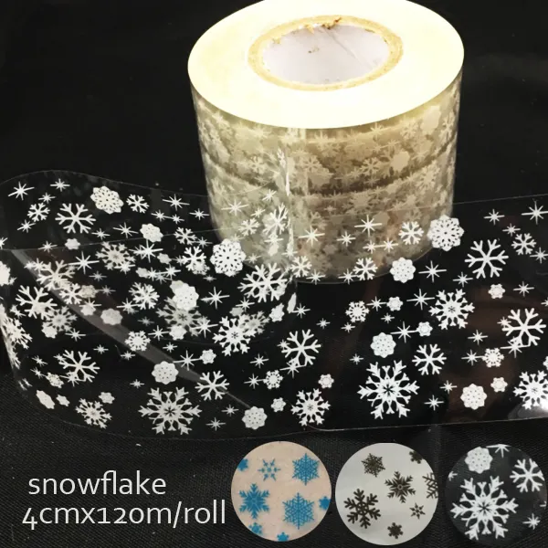 2019 переводные наклейки из фольги для ногтей в виде снежинки, белые и черные снежинки